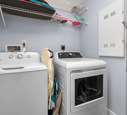 Crystal Tower 904 In-Unit Laundry Full Size Washer + Dryer