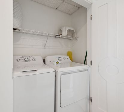 Conveniently Located Laundry Area
