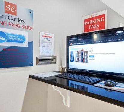 San Carlos Parking Pass Kiosk (3rd Floor)